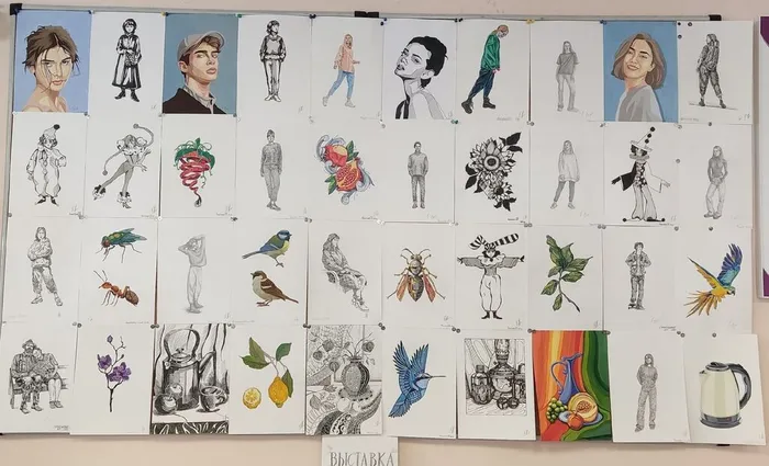 Выставка работ студентов группы 401