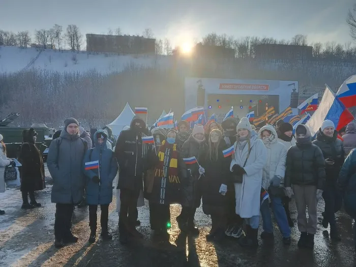 Участие в митингах, посвященных "Дню защитника Отечества"