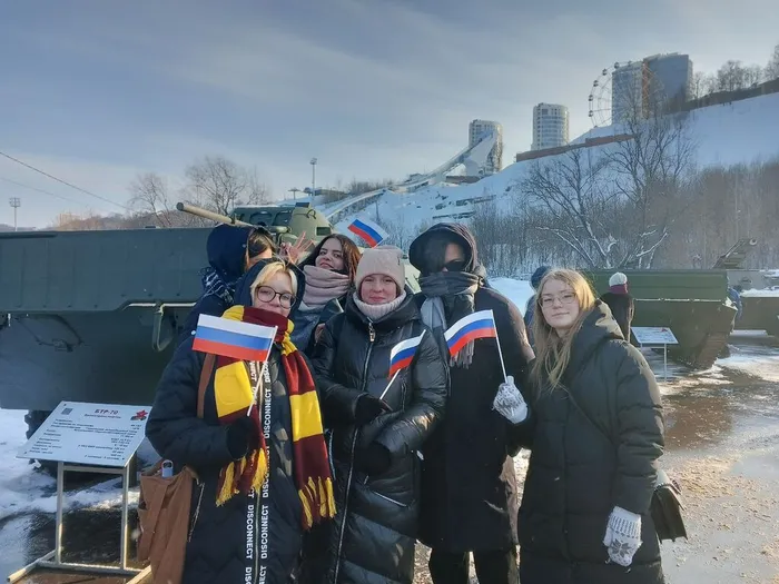 Участие в митингах, посвященных "Дню защитника Отечества"